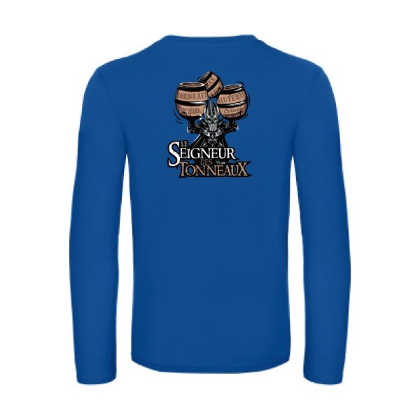 le-seigneur-des-tonneaux-t-shirt-manches-longues-original-humour -Royal Blue