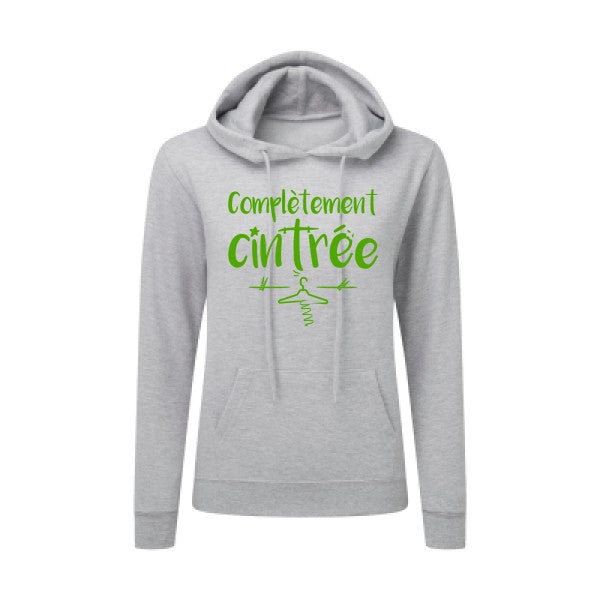 Complètement cintré Vert pomme |Sweat original à capuche Femme