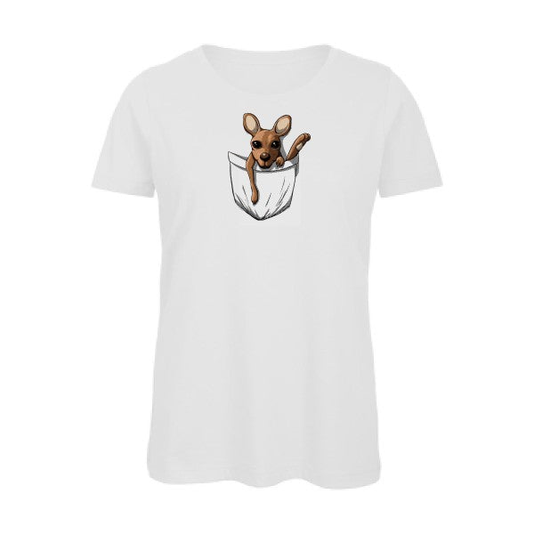 Dans-la-poche- - t-shirt original femme White
