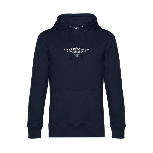 nope sweat shirt original Navy Blue flex Blanc impression Face