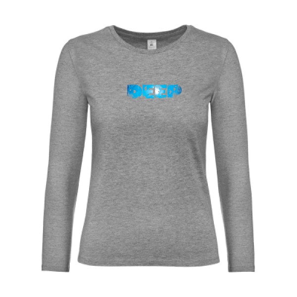 t-shirt lsl femme deep-  Sport Grey flex 