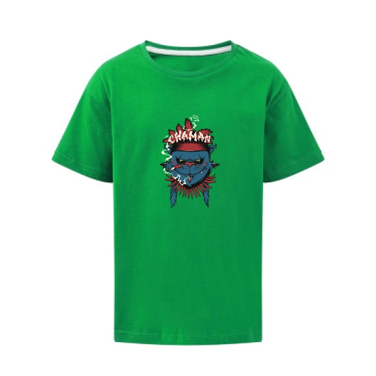 Chaman SG - Kids T-shirt enfant Kelly Green Taille 140 (9-10/XL)