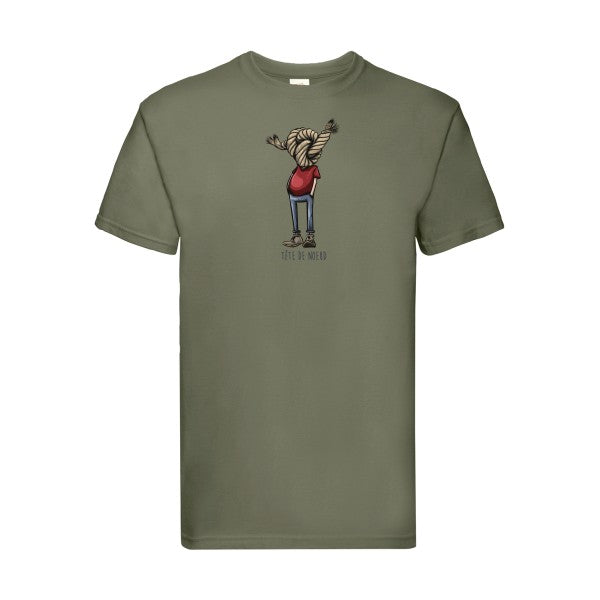 Tête de noeud… Fruit of the loom 205 g/m² T-shirt/ classic olive