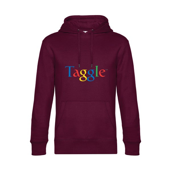 Taggle- Sweat à capuche original Burgundy - RueDuTeeshirt