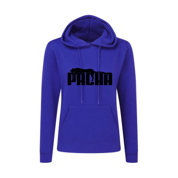 Pacha Noir |Sweat original à capuche Femme