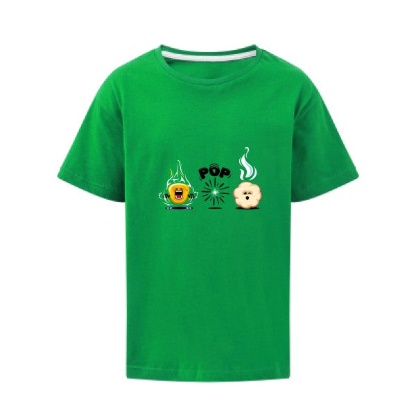 King of the POP SG - Kids T-shirt enfant Kelly Green Taille 140 (9-10/XL)