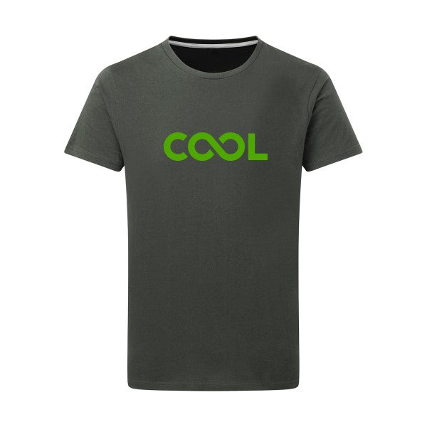 Infiniment cool vert pomme -Flex vert pomme sur T-shirt SG  Charcoal  5XL