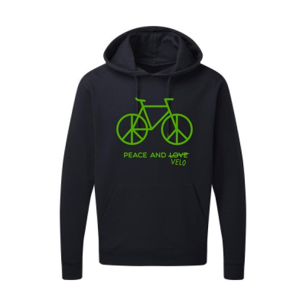 Peace and vélo Vert pomme SG - Hooded Sweatshirt Sweat capuche