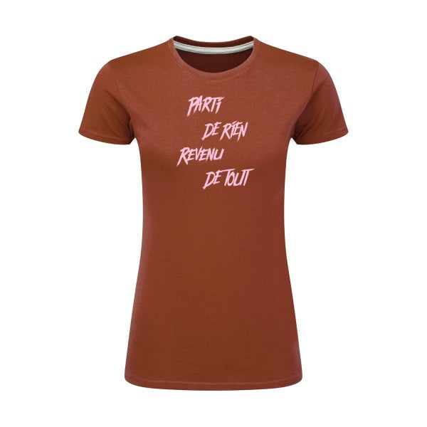 Parti de rien Rose |T shirt original femme|SG