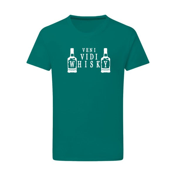 VENI VIDI WHISKY - Flex Blanc Tshirt original Emerald Green  2XL