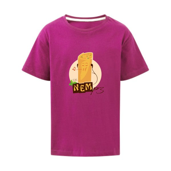 NEMp3 SG - Kids T-shirt enfant Dark Pink Taille 152 (11-12/2XL)