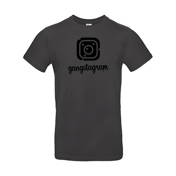 GANGSTAGRAM flex noir B&C - E190 T-shirt|Used Black||2XL