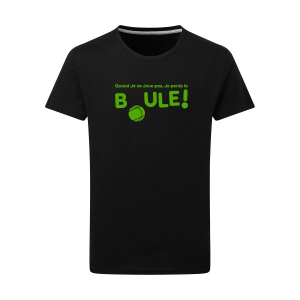 Perdre la boule ! - Flex Vert pomme Tshirt original Dark Black  4XL