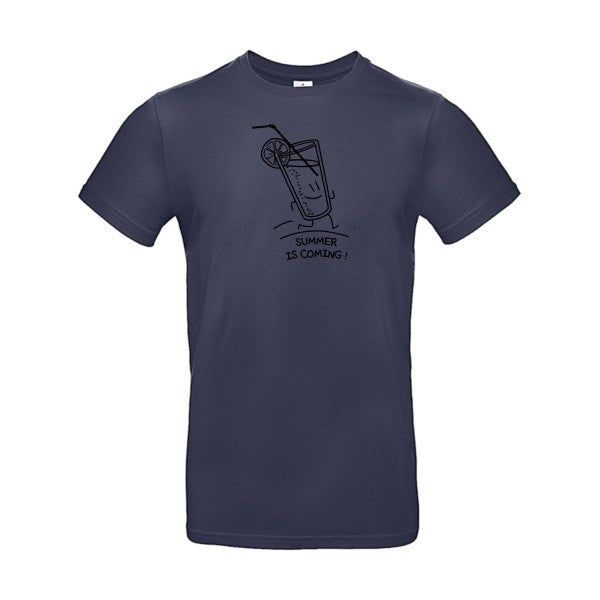 Summer is coming !Flex noir - E190 T-shirt|Navy Blue||2XL