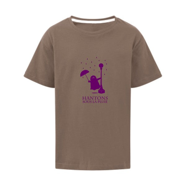 Hantons sous la pluie Flex Violet SG - Kids T-shirt enfant Deep Taupe Taille 128 (7-8/L)