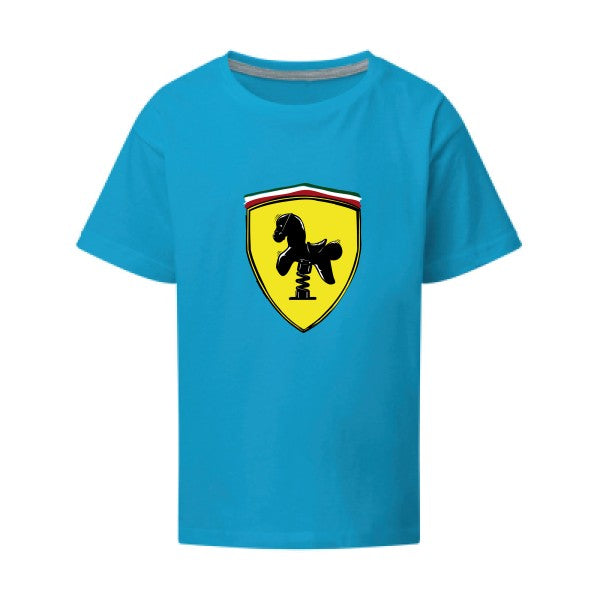 Ferrari SG - Kids T-shirt enfant Turquoise Taille 152 (11-12/2XL)