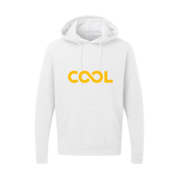 Infiniment cool jaune Or |Sweat capuche imprimé homme