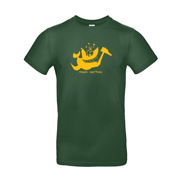 Requin marteauFlex jaune or- T-shirt E190|Bottle Green||2XL