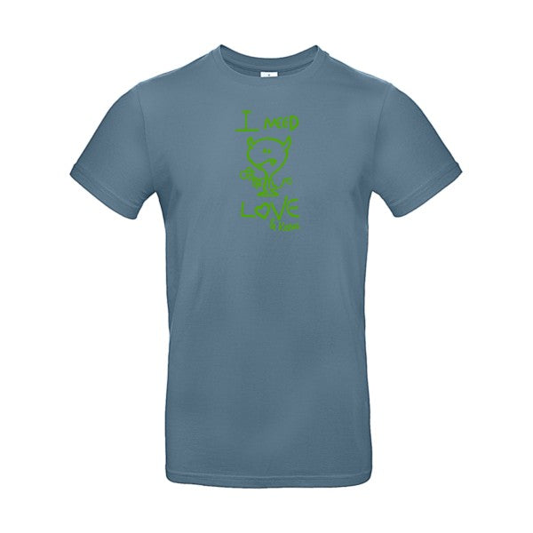 LOVER flex Vert pomme B&C - E190 T-shirt|Stone Blue||2XL