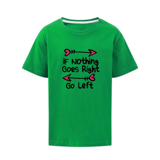 Go right  SG - Kids T-shirt enfant Kelly Green Taille 140 (9-10/XL)