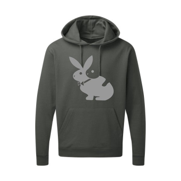 hot  |Sweat  capuche humoristique Gris 