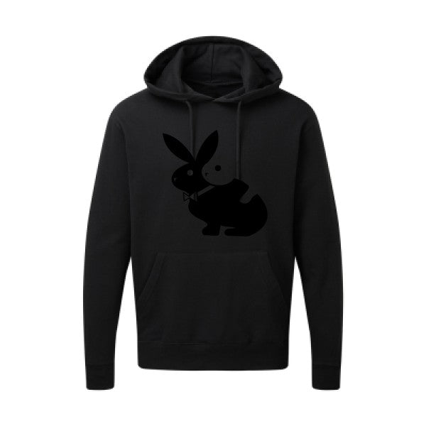 hot  |Sweat  capuche humoristique noir 