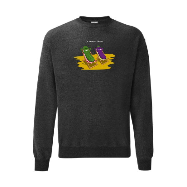 On n'est pas bio là ? Fruit of the loom 280 g/m² Sweat shirt