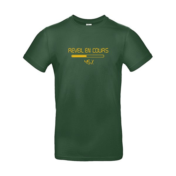 réveil en cours... loading...Flex jaune or - E190 T-shirt|Bottle Green||2XL