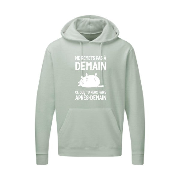 Ne remets pas à demain Blanc SG - Hooded Sweatshirt Sweat capuche