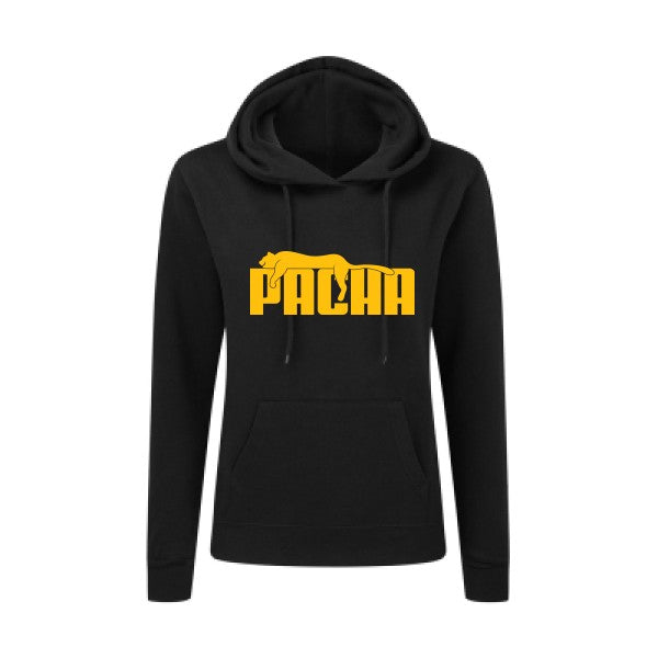 Pacha jaune Or |Sweat original à capuche Femme