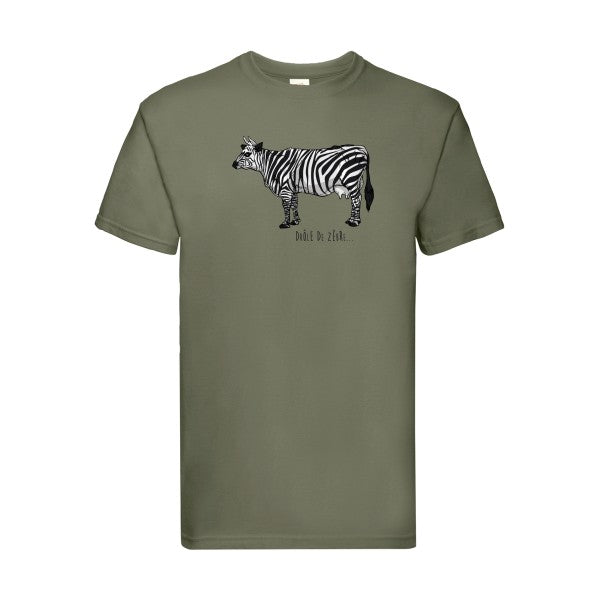 drole de zebre Fruit of the loom 205 g/m² T-shirt/ classic olive