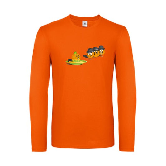 Orange mécanique 2 B&C - E150 LSL T-shirt manches longues léger