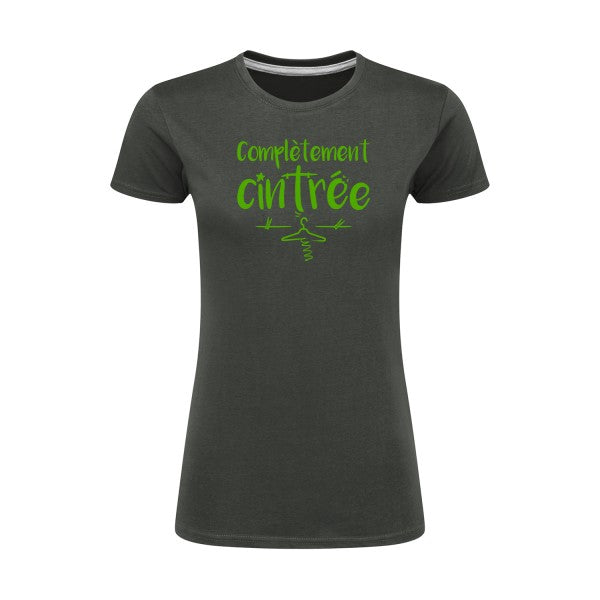 Complètement cintré  |Vert pomme |T shirt original femme|SG