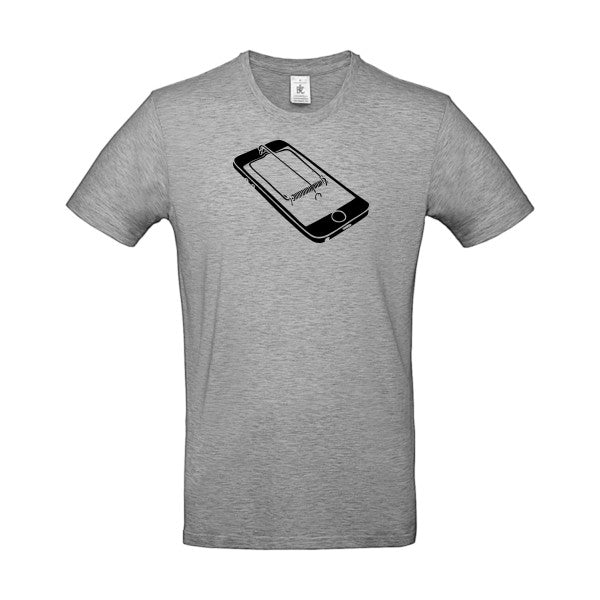 Piège Flex noir |E190 T-shirt|Sport Grey||5XL