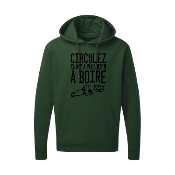 Circulez il n'y a plus rien à boire Noir SG - Hooded Sweatshirt Sweat capuche