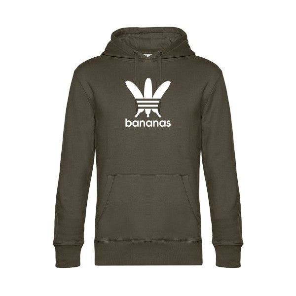 bananas sweat shirt original Khaki flex Blanc impression Face