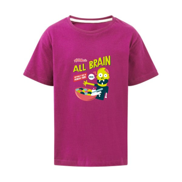 All brain SG - Kids T-shirt enfant Dark Pink Taille 152 (11-12/2XL)