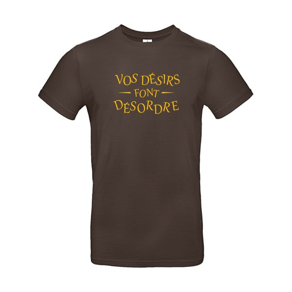 DésordreFlex jaune or - E190 T-shirt|Brown||2XL