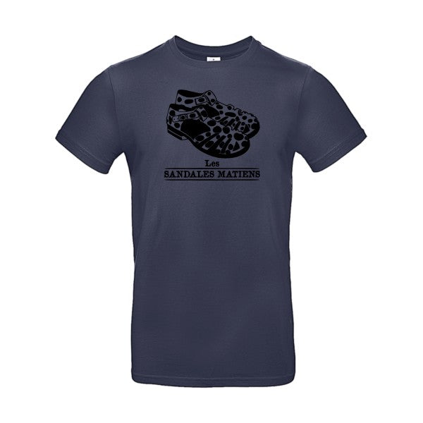 Les sandales matiens |E190 T-shirt|Navy Blue||2XL