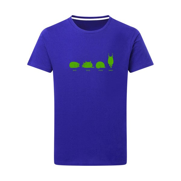 Journée type vert pomme -Flex vert pomme sur T-shirt SG  Royal Blue  5XL