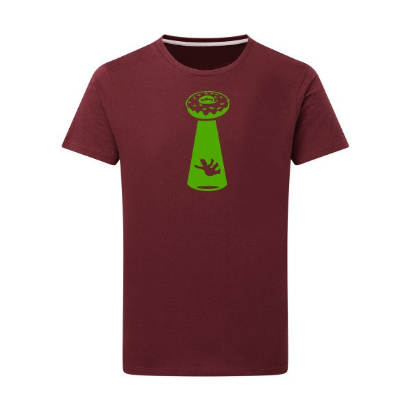 Donut Ovni vert pomme -Flex vert pomme sur T-shirt SG  Burgundy  2XL