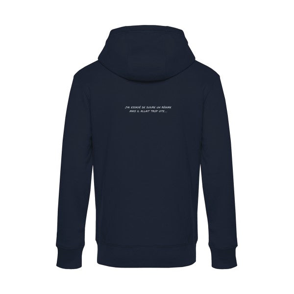 Ancien-Regime sweat shirt original Navy Blue flex Blanc impression Dos