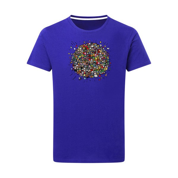 T-shirt homme Planète Pop Culture - T-shirt rigolo pour les fans de culture pop Royal Blue 5XL