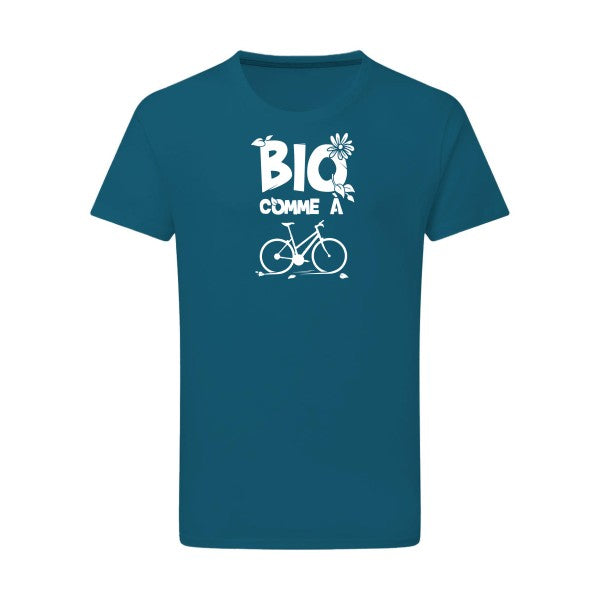 Bio comme un vélo - Flex Blanc Tshirt original Petrol  2XL