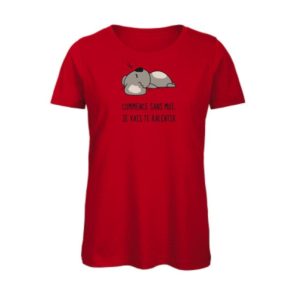 Dormir- T-shirt original - t-shirt original femme Red