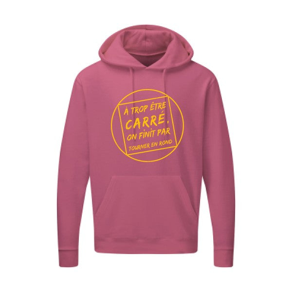 Cercle vicieux |Sweat  capuche humoristique jaune Or 