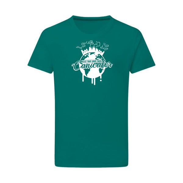 Allez tous vous faire... - Flex Blanc Tshirt original Emerald Green  2XL