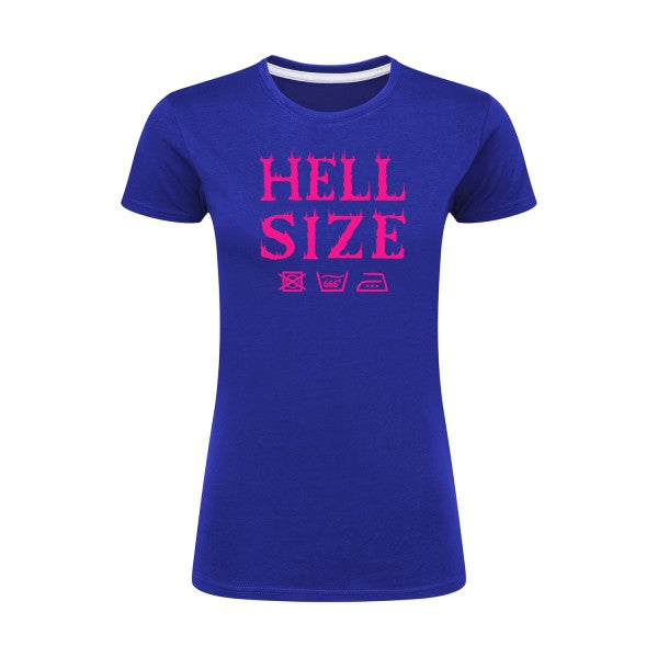 HELL SIZE ! Rose Fluo |T shirt original femme|SG