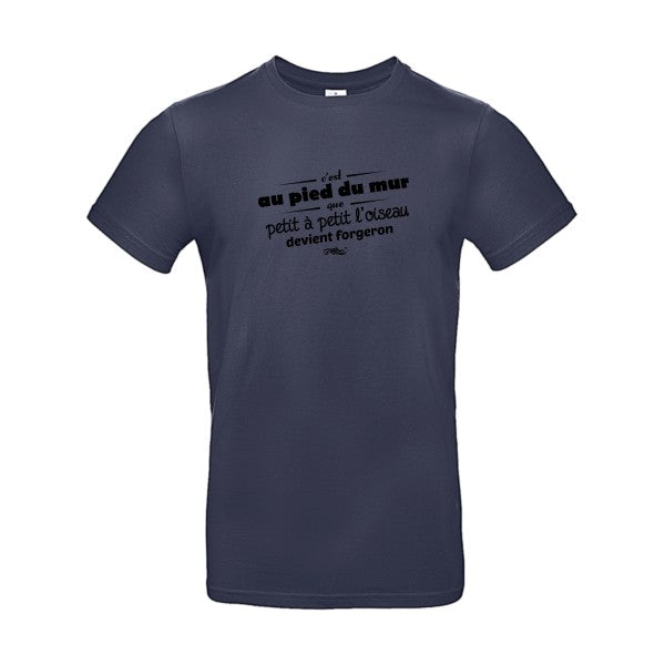 Proverbe à la conFlex noir - E190 T-shirt|Navy Blue||2XL