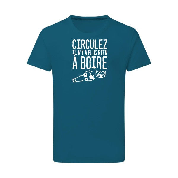 Circulez il n'y a plus rien à boire - Flex Blanc Tshirt original Petrol  2XL